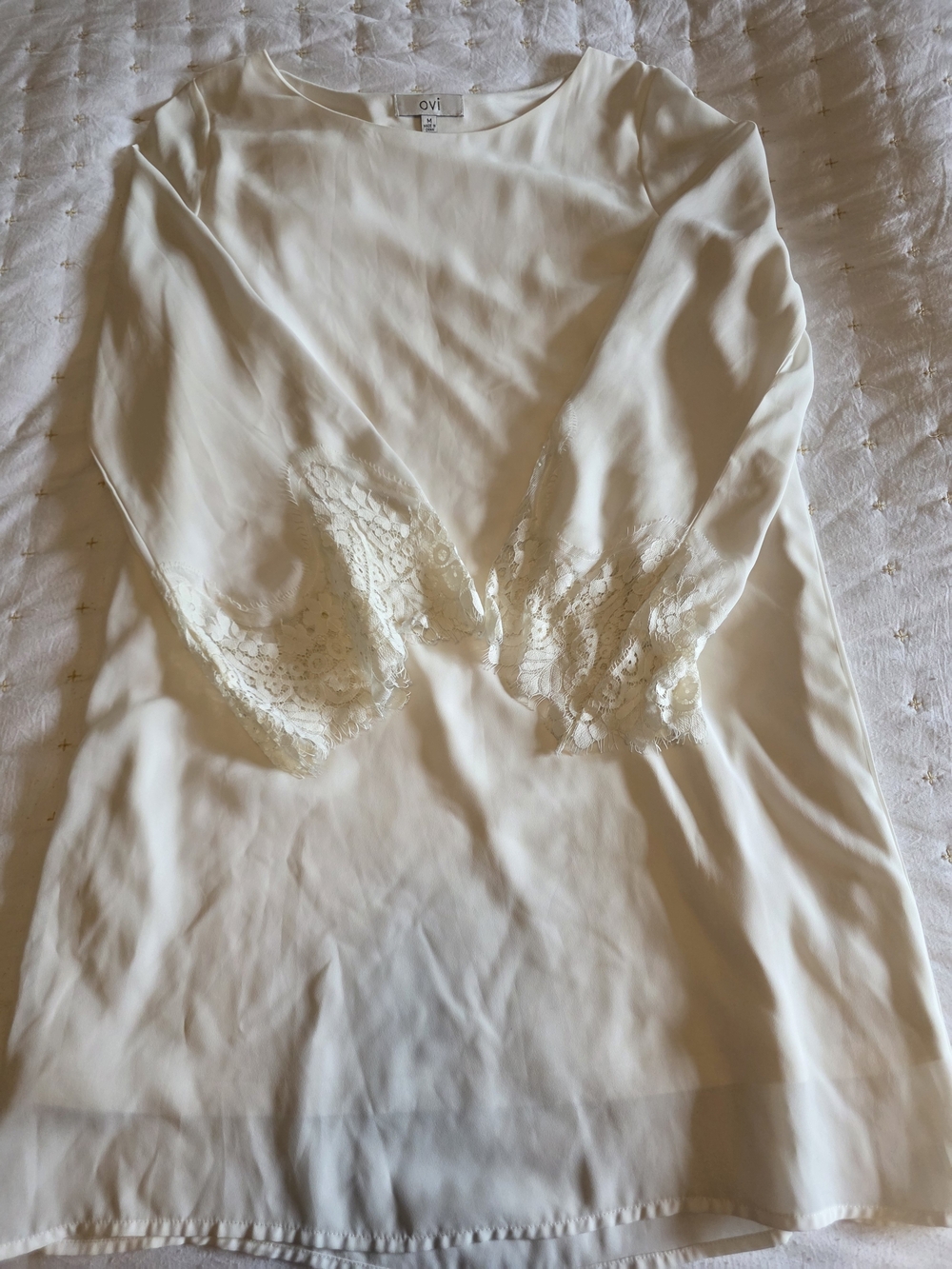 ovi Women's Cream Lace-Trim